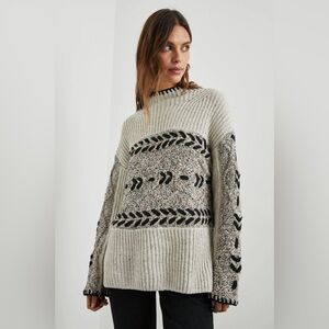 Rails Raini Cable Knit Sweater in Heather